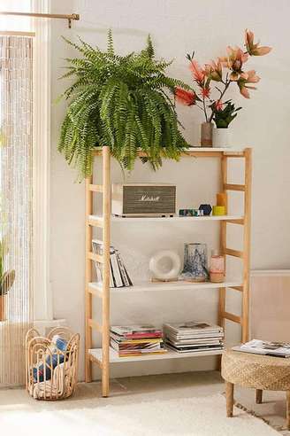 1. Mini estante para decorar sala de estar moderna – Foto ShopStyle