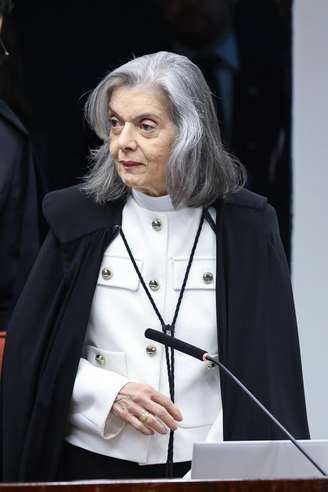 Ministra Cármen Lúcia no julgamento da trama golpista no STF nesta quarta-feira, 10