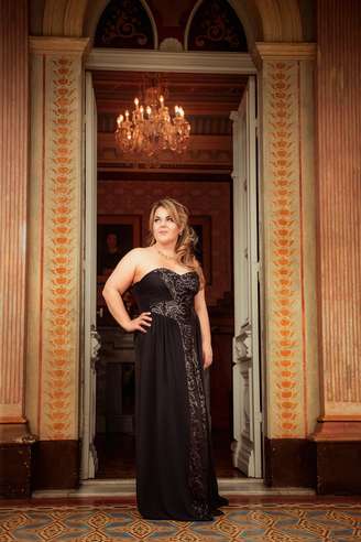 A cantora de ópera Gabriella Di Laccio, que receberá o título de Membro da Ordem Mais Excelente do Império Britânico