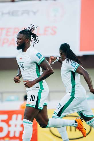 Nigéria durante partida 