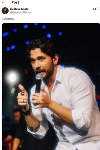 Gustavo Mioto apaga suposta indireta para Zé Felipe –
