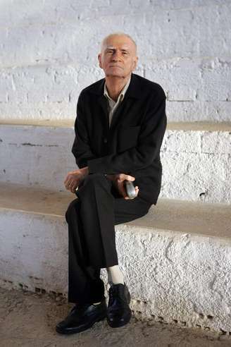 O escritor Ariano Suassuna em Garanhuns, em 2006