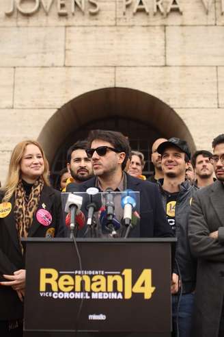 Ato de Renan Santos em São Paulo