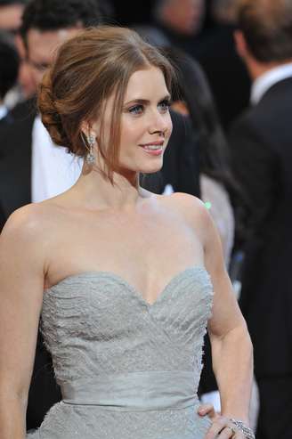 Amy Adams optou pelo penteado para comparecer ao Oscar de 2013  
