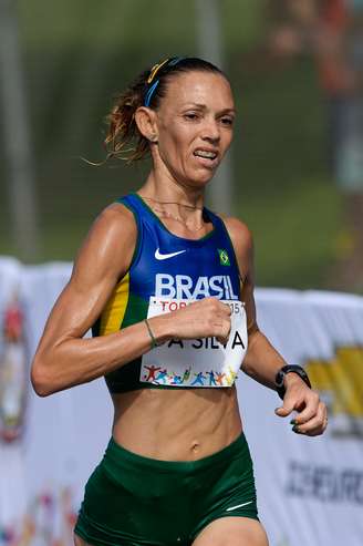 A atleta brasileira Adriana da Silva, que foi ouro em Guadalajara 2011, ficou com a prata