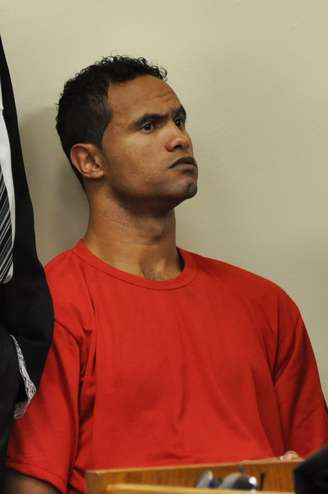 <p>O goleiro Bruno, em foto de março, durante seu julgamento pela morte de Eliza Samudio</p>