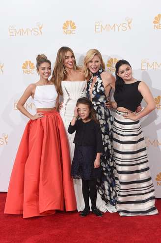 <p>Elenco de Modern Family na premiação</p>