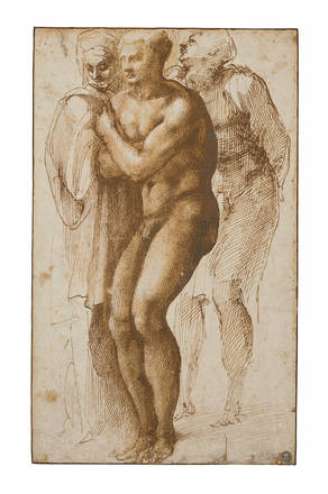 Desenho de Michelangelo leiloado pela Christie's
