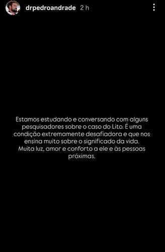 Pedro Andrade diz que está estudando o caso de Lito Sousa —