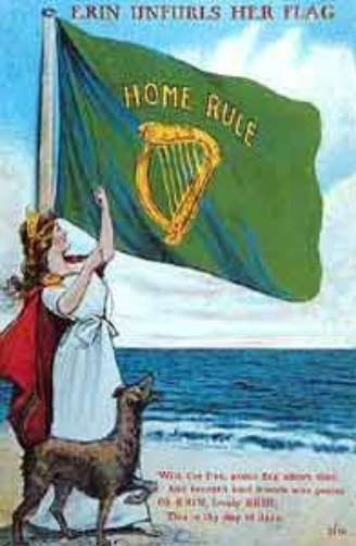 Cartaz irlandês a favor da independência