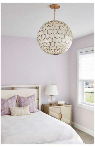 1. Quarto lilás com branco é uma combinação delicada e chique – Foto Amazon
