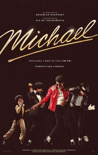 Cartaz oficial de 'Michael', filme que chega aos cinemas em abril
