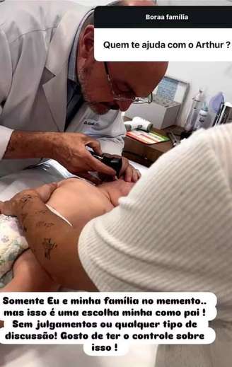 Print de Story de Lucas Borbas respondendo pergunta por escrito