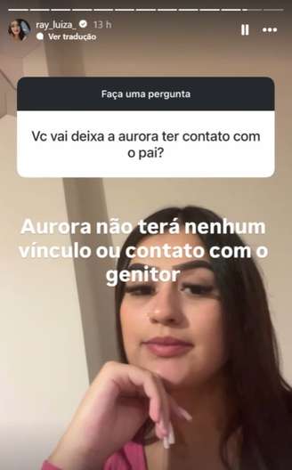 Rayane é questionada de como será relação de Pedro com a filha