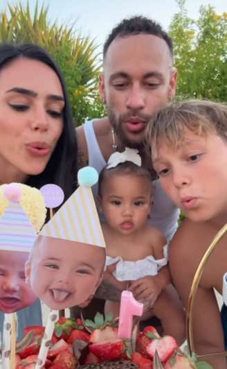 Bruna Biancardi, Neymar, Davi Lucca e Mavie