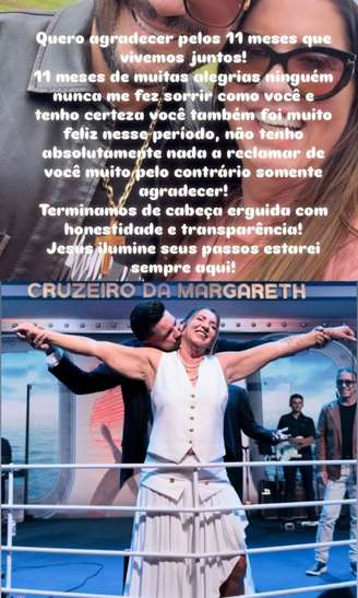 Pronunciamento de Danilo Nascimento sobre o término com Margareth Serrão