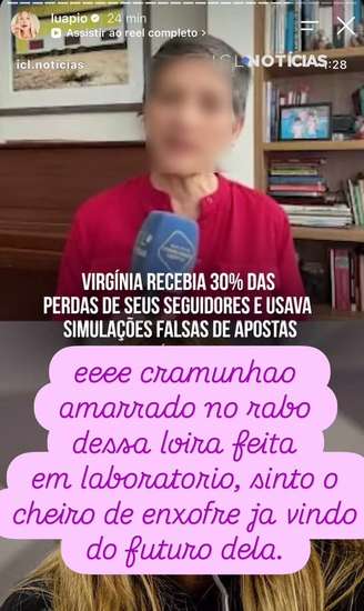 Story de Luana Piovani —