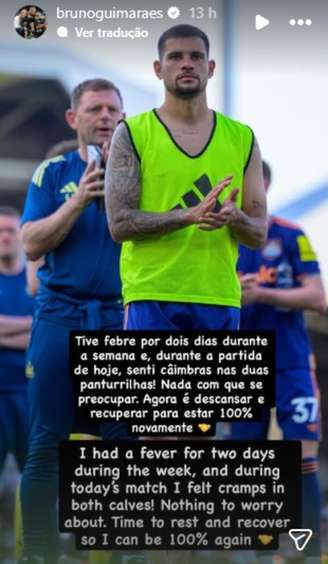 Bruno Guimarães explica saída de jogo do Newcastle às vésperas da Copa