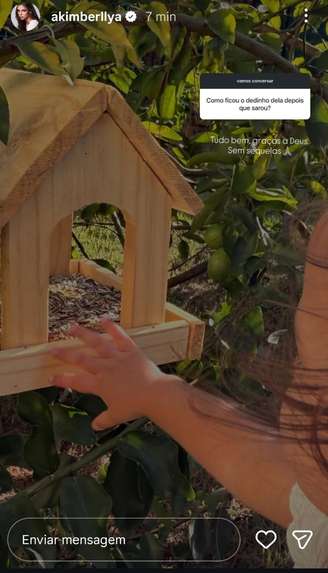 Dedo de Helena, filha do Neymar, após grava acidente —