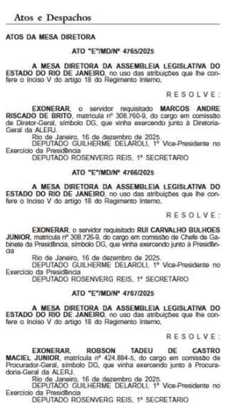 Decisão de exonerar Bulhões foi publicada em edição extraordinária do Diário Oficial desta terça-feira, 16