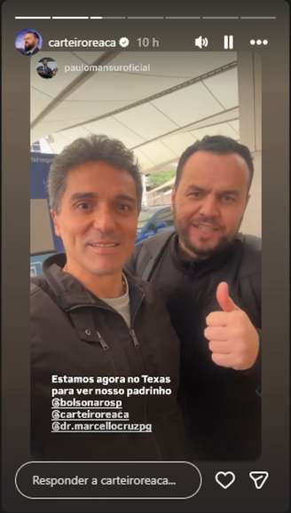 Paramentares do PL visitam Eduardo Bolsonaro nos EUA