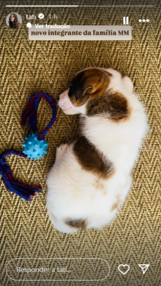 Stories de Tati Machado