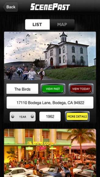 No app é possível achar locais de gravação de filmes como Operação França, Gaiola das Loucas, Scarface e outros