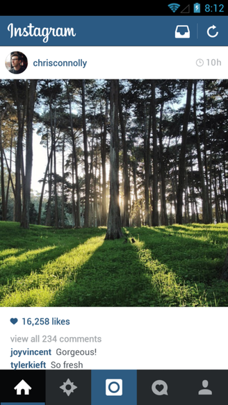 Imagem do Instagram para Android 5.1