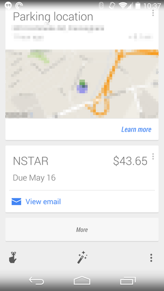 Sistema de alerta para pagamento de contas do Google Now