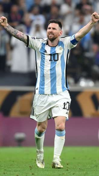 Lionel Messi na final da Copa do Mundo, no Catar, em 2022