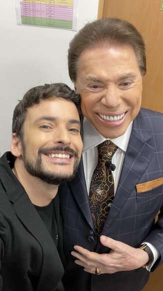 Fefito e Silvio Santos