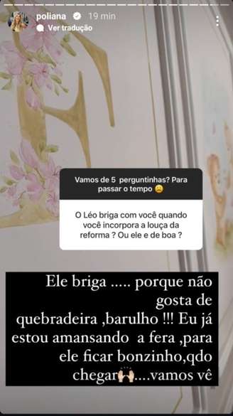 Story de Poliana Rocha - Reprodução/Instagram