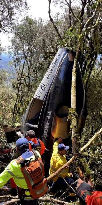 Aeronave Bell 430 trazia a inscrição