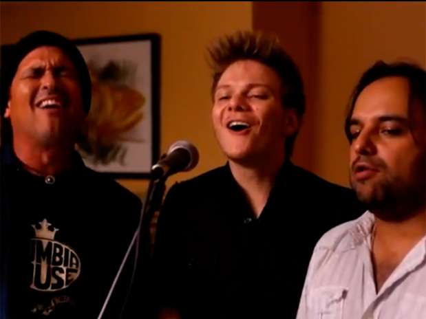 Vives, Teló y Castro graban 'Como le gusta a tu cuerpo'. Foto: Captura de pantalla